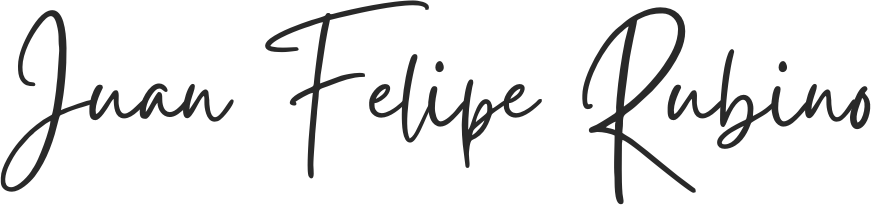 Unterschrift Juan Felipe Rubino